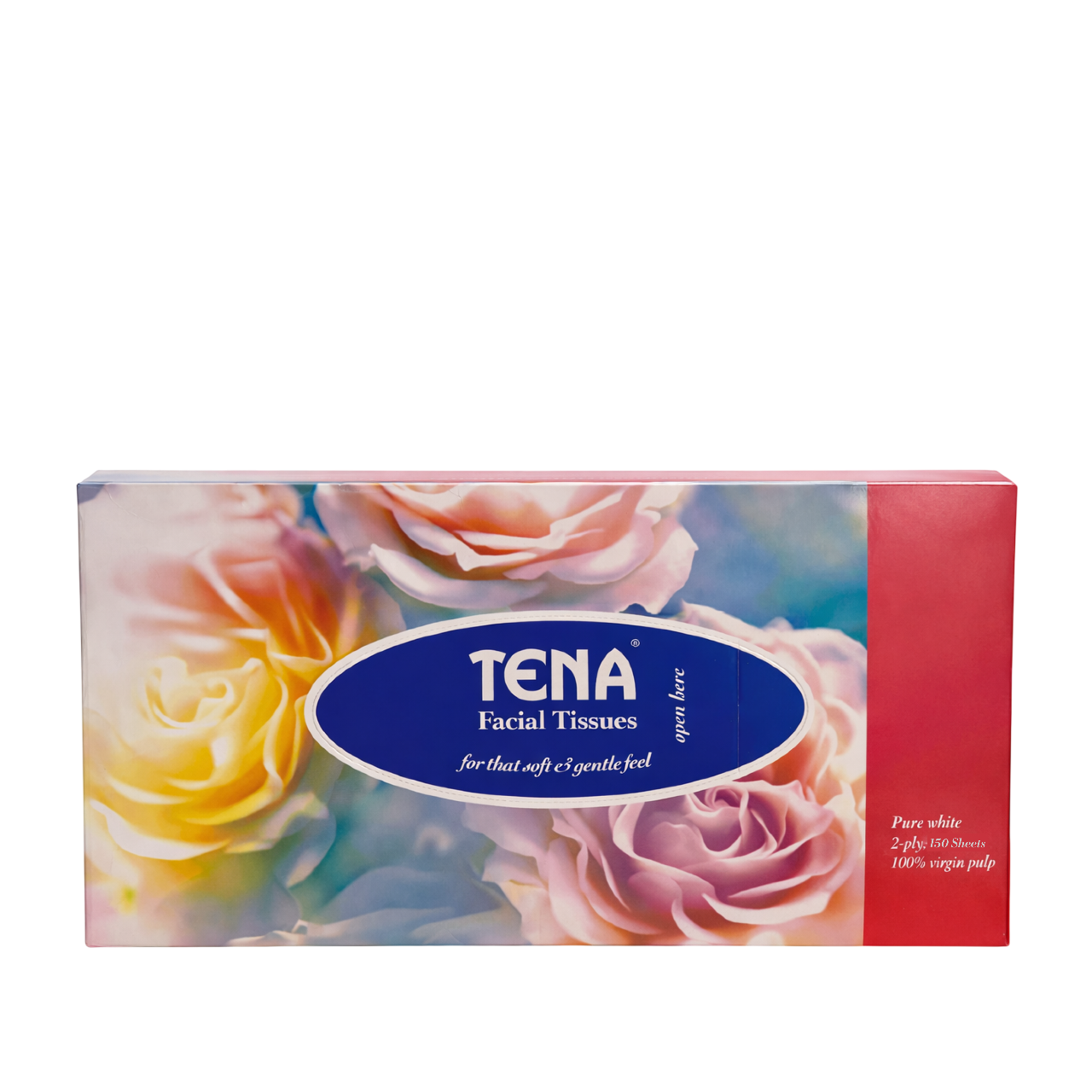 Tena-Facial-Tissue-Floral-150-Sheets-24-Boxes-per-Carton1-Photoroom Tena floral facial tissue 150 sheets - Image 1