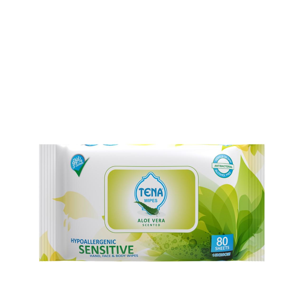 Tena-Wipes-Flip-Top-Pack-80s-Aloe-Vera-24-Packets-per-Carton-1 Tena wet wipes aloe vera 80s - Image 1